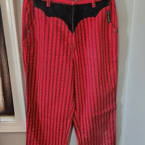 Rockies High Rise Red and Black Vintage Jeans